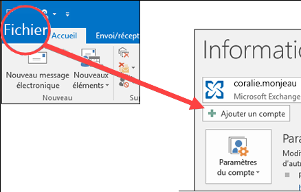 Configurer une adresse email sur Outlook 2013